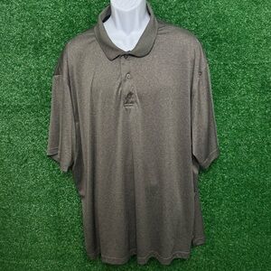 Reebok Gray Polo Shirt Classic Casual Comfort